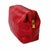 Animal Skin Vintage Celine Red Leather Vanity Case / Cosmetic Clutch With Gold Hardware For Sale - Image 7 of 14