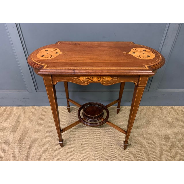 Inlaid Mahogany Table, 1905 For Sale - Image 12 of 12