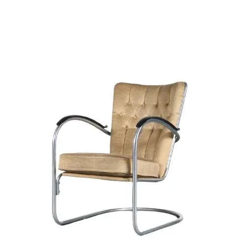 Model 412 Easy Chair from Gispen, Netherlands, 1950s For Sale - Image 11 of 11