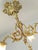 Antique French Louis XV Three-Light Chandelier in Bronze, 1890s For Sale - Image 4 of 11