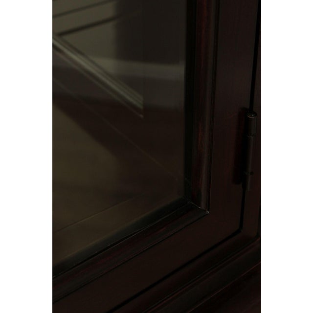 Thomasville Contemporary Style Glass Display China Cabinet For Sale - Image 14 of 18