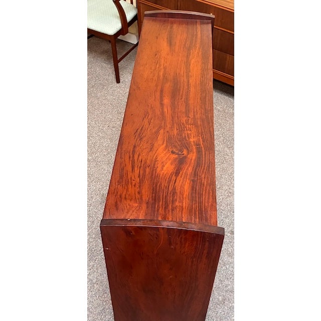 Wood European Mid Century Modern Free Standing Walnut Bookcase / Shelving c.1960 For Sale - Image 7 of 13