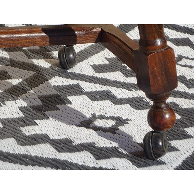Wood Kneading Trough on Casters, 1980s For Sale - Image 7 of 18