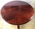 49" English Georgian Center Table, 19th Century Round Mahogany Pedestal Table For Sale In Miami - Image 6 of 16