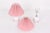Sakura Table Lamps in Pink by Michael Bang for Holmegaard, 1980s, Set of 2 For Sale - Image 3 of 7