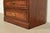 Henredon Style Mid-Century Modern Hollywood Regency Campaign Burled Walnut Bookcase With Drop Front Secretary Desk, Circa 1970s For Sale - Image 11 of 15