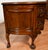 1930s Pair of French Carved Walnut Nightstands / Bedside Tables / Side Tables For Sale - Image 12 of 18