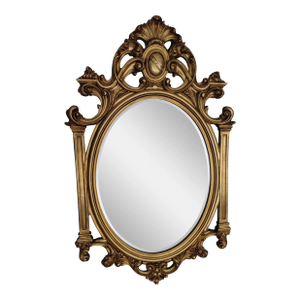 Late 20th Century Hand Carved Giltwood Mirror