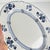 Ceramic Oval Serving Platter Jane Model in Blue by Terre De Fer Kg from Lunéville, 1890 For Sale - Image 7 of 10