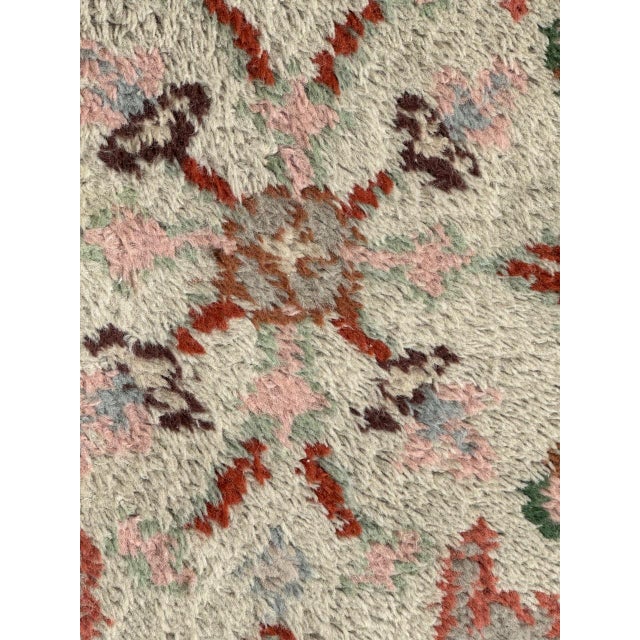 Antique Moroccan Oushak Style Rug, 1920s For Sale - Image 6 of 17