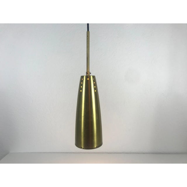 Mid-Century Modern 1950s Mid-Century Modern Brass Pendant Lamps, Germany - Set of 3 For Sale - Image 3 of 13