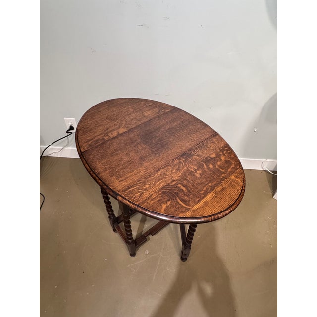 English Gate Leg Table For Sale - Image 4 of 10