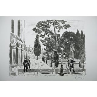 Yves Brayer, L'entrée du Palais du Golestan, Lithograph For Sale
