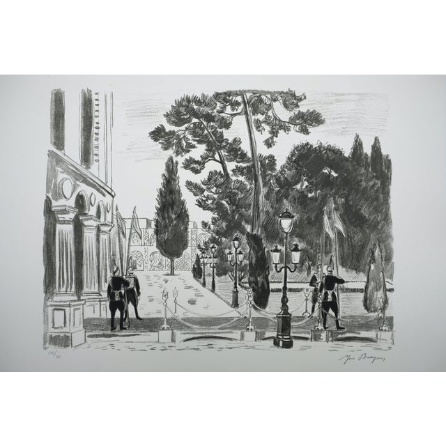 Yves Brayer, L'entrée du Palais du Golestan, Lithograph For Sale