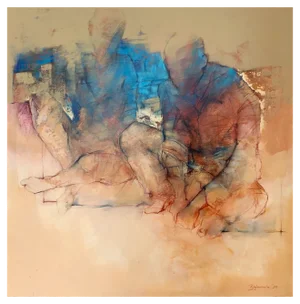 Michal Bajsarowicz, A Couple, 2022, Acrylic on Canvas