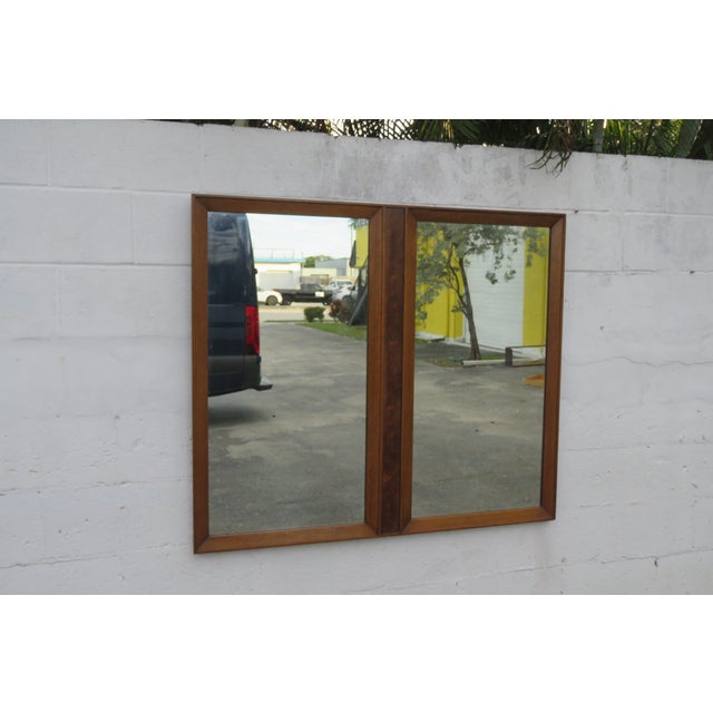 Mid Century Modern Large Vanity Dresser Bathroom Wall Mirror 6243 For Sale - Image 10 of 18