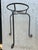 Mid-Century Modern Vintage Wrought Iron Three Legged Plant Stand For Sale - Image 3 of 3