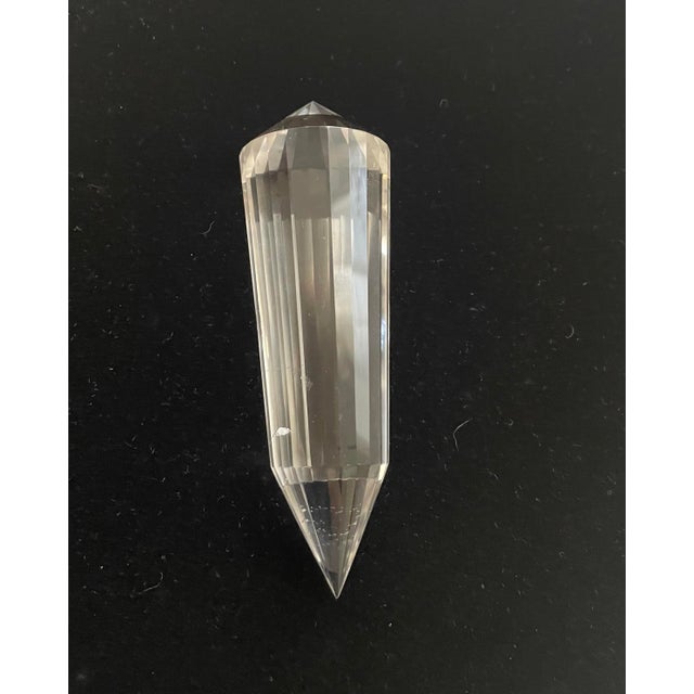 Authentic Vogel Crystal Specially Cut, Double-Terminated Natural Quartz Wand. 208.26 G For Sale - Image 4 of 8