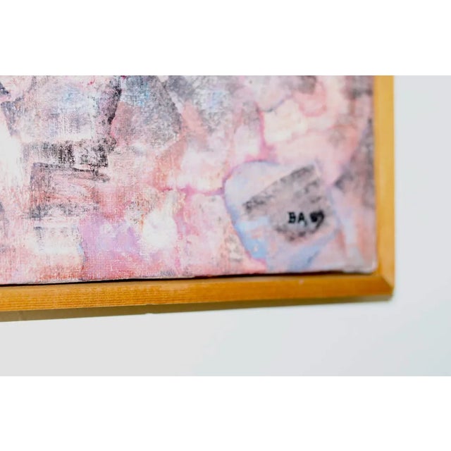 Bengt Andersson, Abstract Composition with Geometric Elements, 1999, Oil on Canvas For Sale - Image 4 of 11