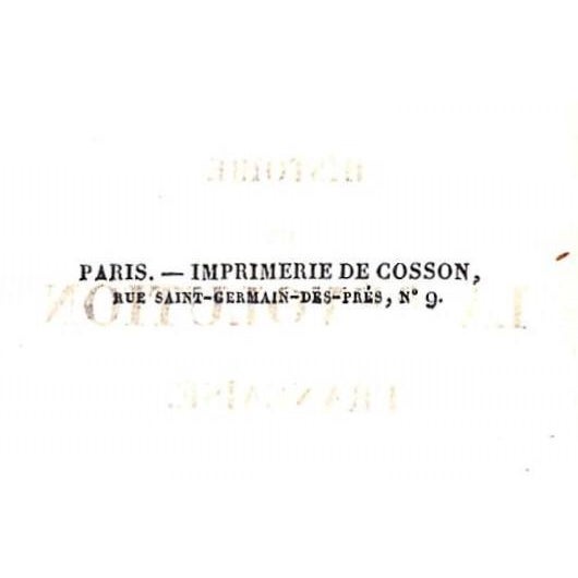 Traditional "Histoire De La Revolution Francaise 10 Volume Set" 1827 For Sale - Image 3 of 5