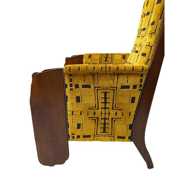 Art Deco Amsterdam School Lounge Chair by Cornelis Van Der Sluys, 1918 For Sale - Image 11 of 17