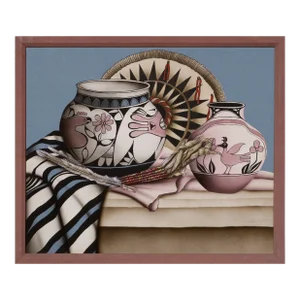 Southwest Zuni Pottery Still Life by Amaranta