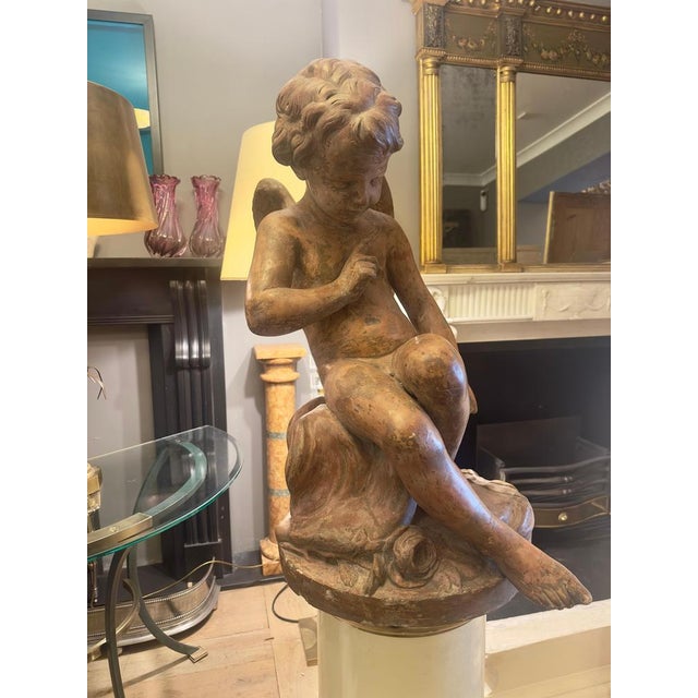 French Terracotta Figure by Etienne Maurice Falconet For Sale - Image 11 of 16