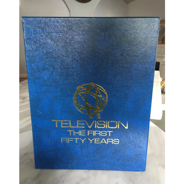 Book - Royal Blue Cover - "Television - the First Fifty Years" Book For Sale - Image 13 of 13