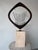 1970s Mid-Century Modern Barbara Hepworth-Style Wood & Metal Abstract Sculpture on Marble Base For Sale - Image 10 of 16