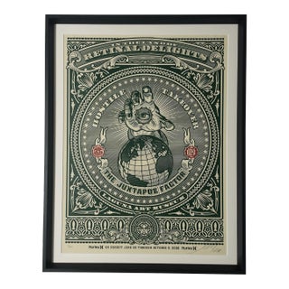 Shepard Fairey "Juxtapoz Factor Laguna" Framed Print Pencil Signed & Numbered For Sale