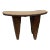 Lg African Senufo Stool / Table I Coast 17.75" H by 27.25" W For Sale