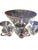 Mid 20th Century Art Deco Punch Bowl and Glasses Set- 6 Pieces For Sale - Image 4 of 6