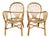 Pair of Rattan armchairs from the 60s from the Netherlands