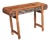 Early 20th Century Carved Rosewood and Burlwood Side Table For Sale