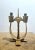 Swedish Folk Taserud Candelabra in Wood and Wrought Iron, 1950s For Sale - Image 6 of 7