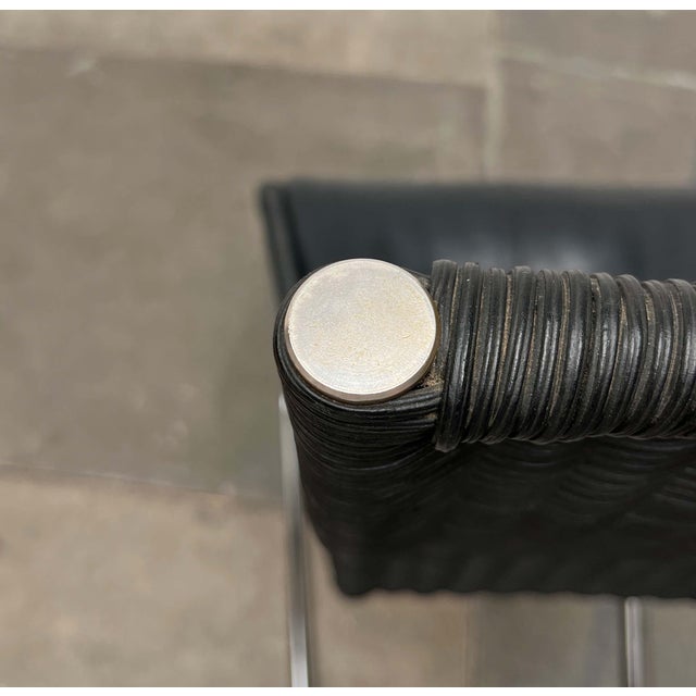 German B25 Black Cantilever Chair with Leather Cushion from Tecta by Tecta and Jean Prouve For Sale - Image 13 of 18
