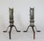 Early 20th Century Pair of Vintage Cast Iron Horse Head Andirons For Sale - Image 5 of 13