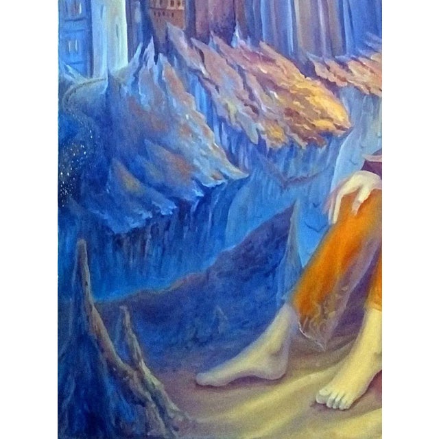 2000 - 2009 Abstract Avant-Garde Oil Painting, Ukrainian Soviet Art 93-68 For Sale - Image 5 of 6