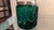 Victorian Late 19th Century Victorian Green Glass Biscuit/Cookie Jar For Sale - Image 3 of 6