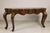Late 20th Century Marge Carson Walnut Serpentine Console Table with Cabriole Legs For Sale - Image 18 of 18