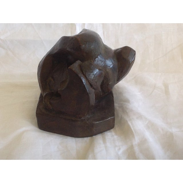 2000 - 2009 Masson, Crouching Woman Sculpture, 2000s, Bronze For Sale - Image 5 of 8
