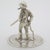 Metal Vintage Silver 835 Country Gentleman Hunting Figurine, Netherlands, 1978 For Sale - Image 7 of 12