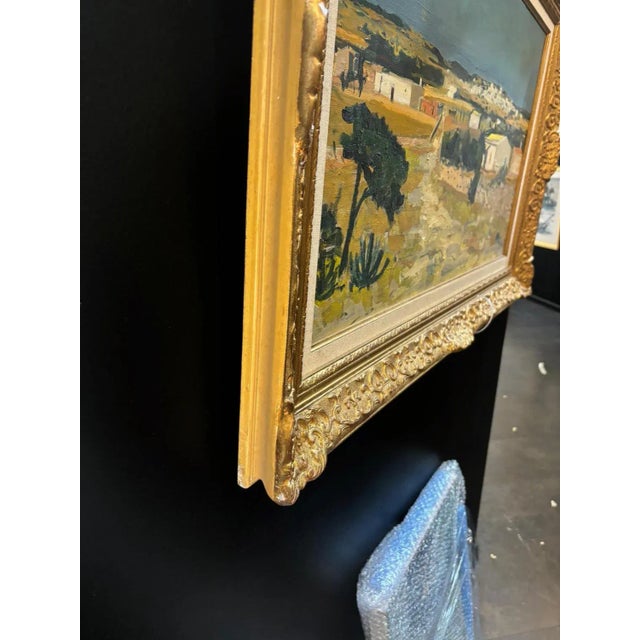 Varène Mettler, Landscape, Oil on Canvas, 1979 For Sale - Image 6 of 10