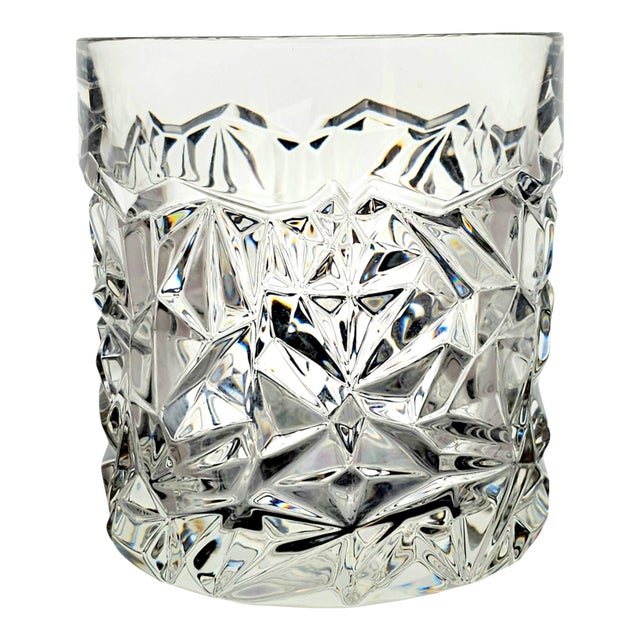 1980s–1990s Tiffany & Co. Rock Cut Crystal Champagne Bucket For Sale