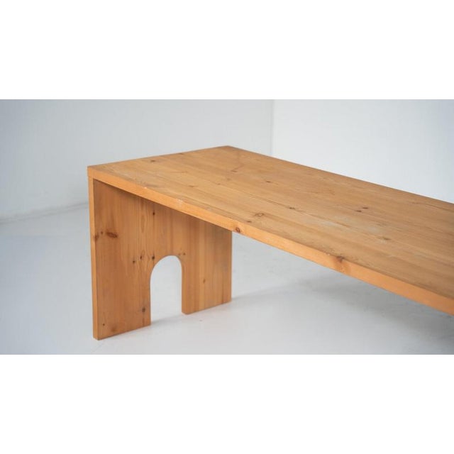 the Mobili Nella Valle Series Dining Table by Mario Ceroli for Poltronova, 1970 For Sale - Image 9 of 12