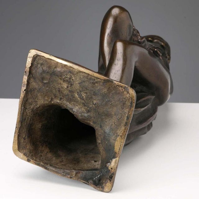 Slave Bronze Sculpture in the style of Giacomo Ginotti For Sale - Image 10 of 13