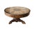 William IV Marble Sample Top Center Table, Gillows Style. The rounded top is inlaid with scalloped panels containing...