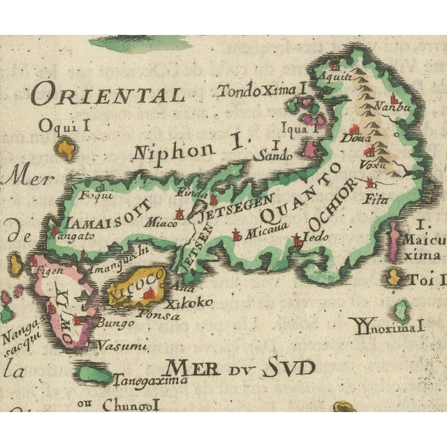 Japanese Isles Map by Mallet, 1683 For Sale - Image 4 of 10