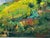 1970s River Painting Landscape Antique Oil Painting Original Socialist Realism Soviet Art Ukrainian Artist Osenniy m.s. 55-72 1970s For Sale - Image 5 of 6