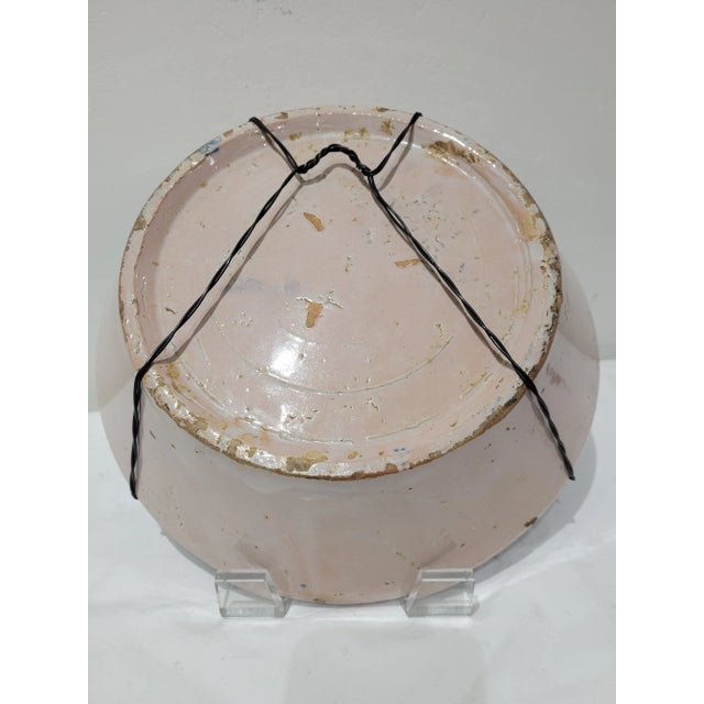 Mid 19th Century Spanish Ceramic Fajalauza Bowl From Granada For Sale - Image 4 of 12